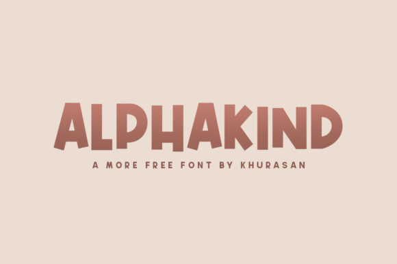 Alphakind: A Modern Fancy Font for Creative Makers