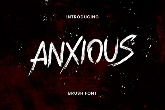 Anxious: The Urban Brushed Display Font for Bold Campaigns