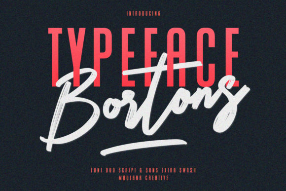 Bortons: The Versatile Display and Script Font for Modern Brands