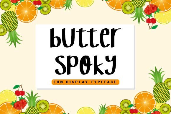 Butter Spoky Font: A Playful Touch for Your Brand's Visuals