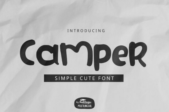 Camper Display Font for Quirky Campaign Visuals