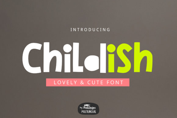 Childish Display Font Review for Crafters and Makers