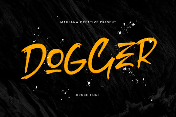 Dogger Brushed Display Font for Bold Brand Identity