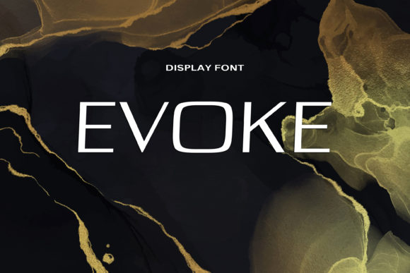 Evoke Font: Bring Your Modern Craft Creations to Life