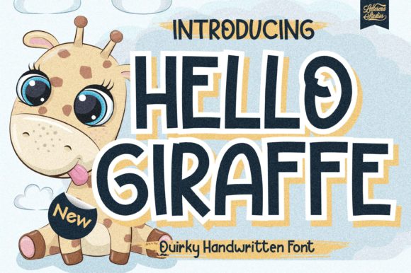 Hello Giraffe Font: A Quirky Display Typeface for Bold Campaigns