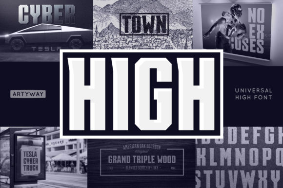High Display Font for Better Editorial Design