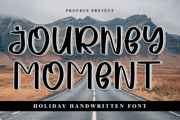 Journey Moment Font for Friendly and Bold Branding Projects