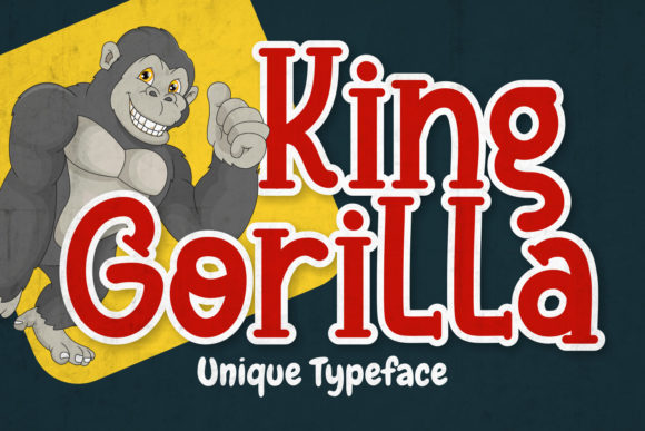 King Gorilla Font Review: A Quirky Display Typeface for Creative Projects