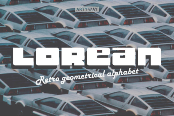 Lorean Font: Bold, Modern Display Type for Dynamic Designs