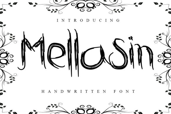 Mellasin Display Font for Eerie and Eye-Catching Crafts