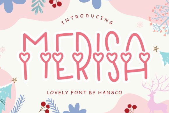 Merisa Display Font for Beautiful, Readable Craft Designs