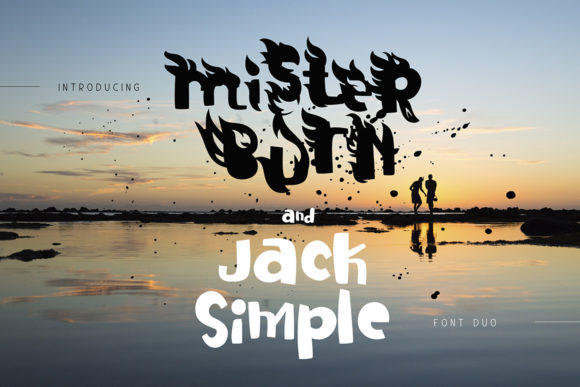Mister Burn and Jack Simple Font for Modern Web Design