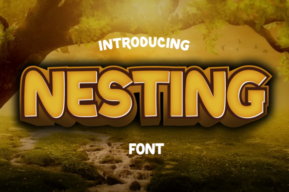 Nesting Font Review: Bold and Trendy Display Typography for Campaigns
