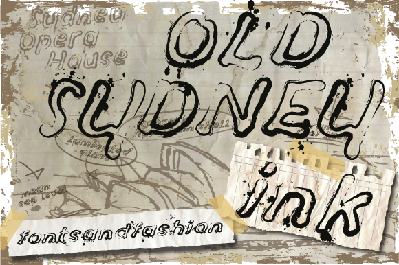 Old Sydney Ink Font for Bold Branding and Creative Projects