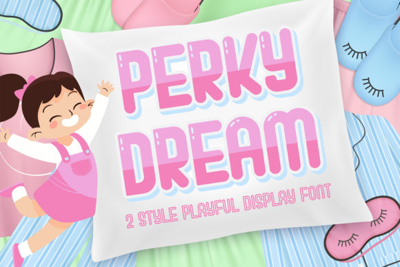 Perky Dream Font in Branding Projects
