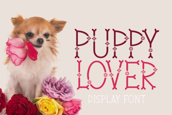 Puppy Lover Font: A Sweet Display Type for Your Design Projects