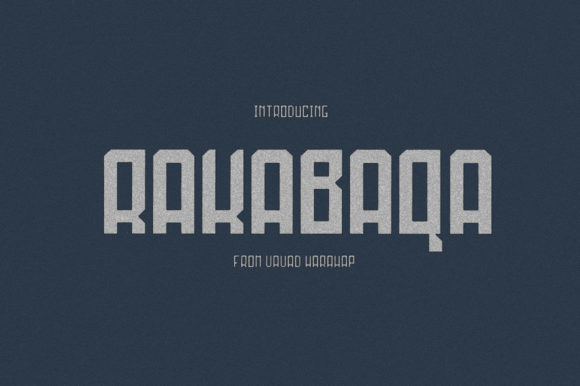 Rakabaqa Display Font Review: A Designer's Perspective
