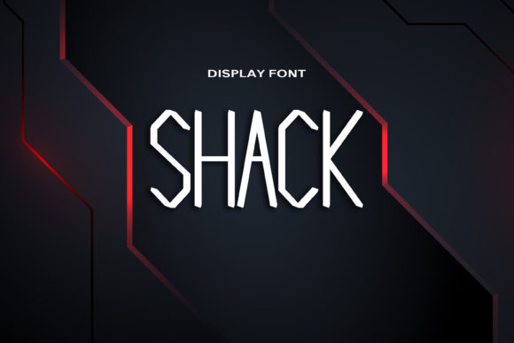 Shack Font: A Modern Display Typeface for Futuristic Campaigns