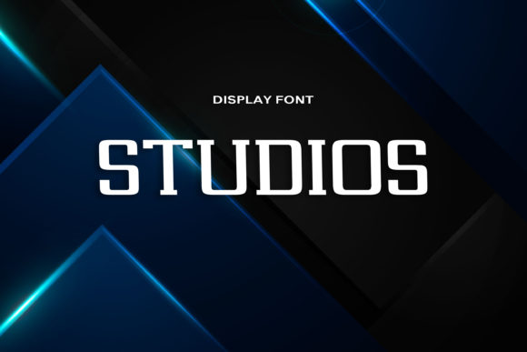 Studios: A Bold Geometric Display Font for Modern Web Design