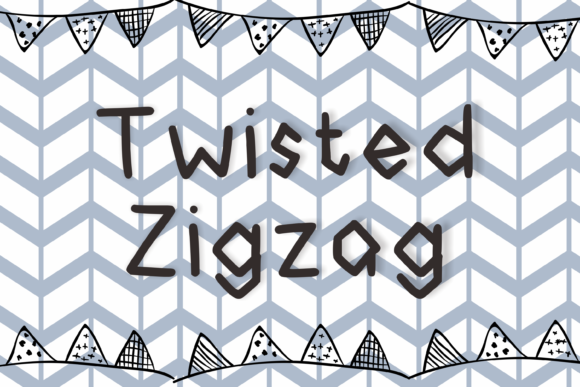 Twisted Zigzag Font in Real Branding Projects