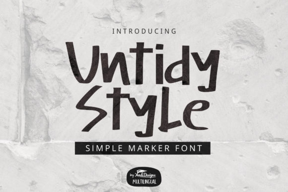 Untidy Style Font: A Quirky Display Typeface for Creative Branding